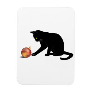 Meowy Christmas Funny Cat Magnet