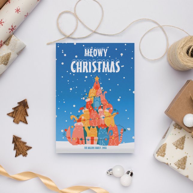 Meowy Christmas, Funny Christmas Card (Creator Uploaded)