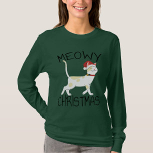Meowy Christmas - Funny Christmas T-Shirt