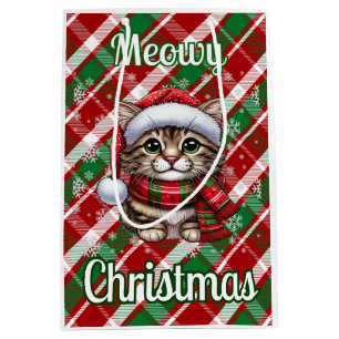 Meowy Christmas Gift Bag