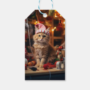 Meowy Christmas! Gift Tags