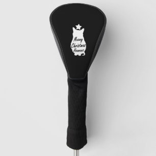 MEOWY Christmas Golf Head Cover