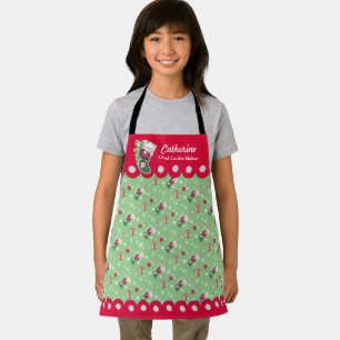 Meowy Christmas Happy Reindeer Apron
