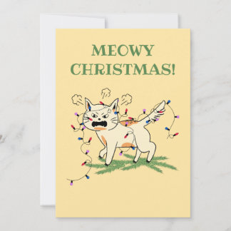 Meowy Christmas! Holiday Card