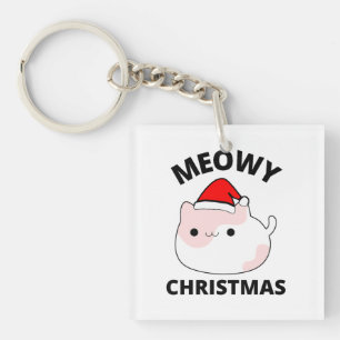 Meowy Christmas     Key Ring