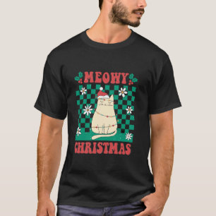 Meowy Christmas Kitty Christmas Cat cat lovers mer T-Shirt