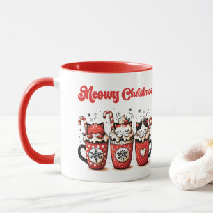 meowy christmas mug