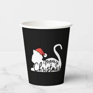 Meowy Christmas  Paper Cups