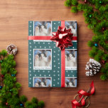 Meowy Christmas Personalised Pet Cat Photo Wrapping Paper<br><div class="desc">Meowy Christmas Personalised Pet Cat Photo Wrapping Paper</div>