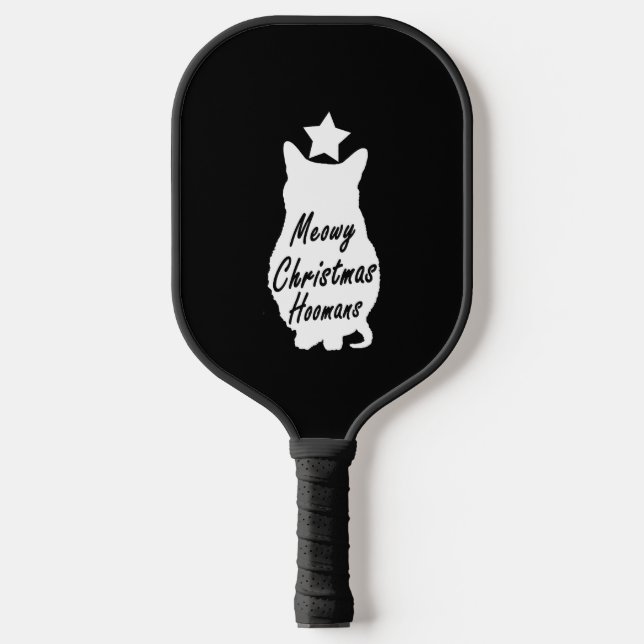 MEOWY Christmas       Pickleball Paddle (Front)