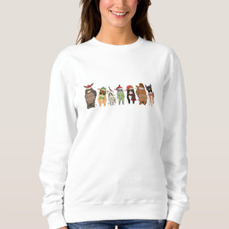 Meowy Christmas Sweatshirt,Happy Cat Year Shirt