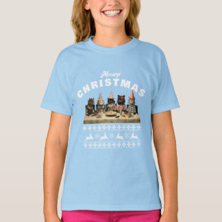 Meowy Christmas T-Shirt