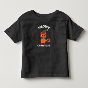 Meowy Christmas Toddler T-Shirt