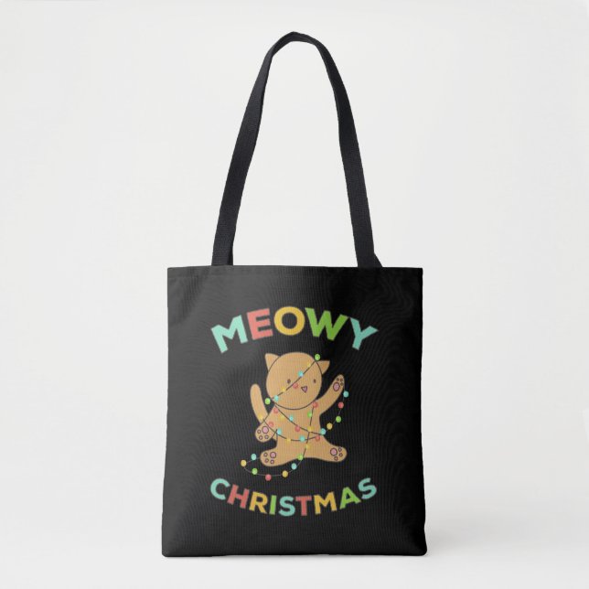 Meowy Christmas   Tote Bag (Front)