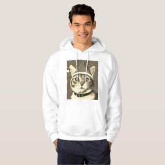 Meowy Christmas Vibes Hoodie