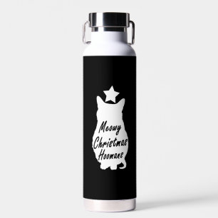 MEOWY Christmas Water Bottle