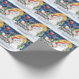 Meowy Christmas Wrapping Paper
