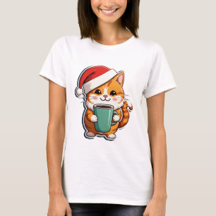 Meowy Jolly Coffee Club T-Shirt