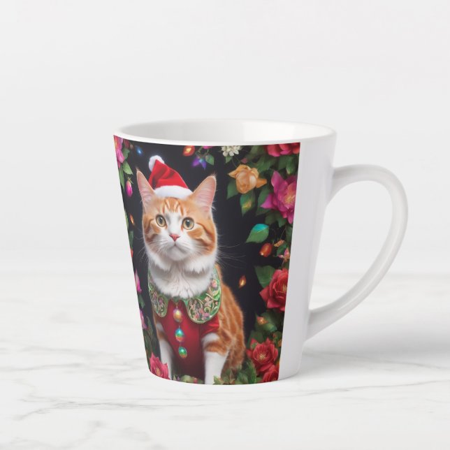  Meowy  Latte Mug (Right)
