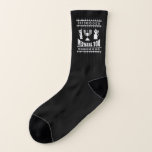 Meowzel Tov Chanukah Jewish Cat Owner Hanukkah Socks<br><div class="desc">Great Meowzel Tov Hanukah blessing outfit gift for a Bar Mitzvah Cat lover. Also a great Chanukah clothing to celebrate the festival of lights. Funny Hanukah Pijama with the two cates and the menorah.</div>