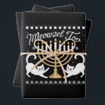 Meowzel Tov Funny Chanukah Hanukkah Ugly Sweater Wrapping Paper Sheet<br><div class="desc">Meowzel Tov Funny Chanukah Hanukkah Ugly Sweater</div>