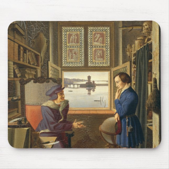 Mephisto and the Student, 1828 Mouse Pad (Front)