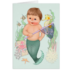 Mer Boy with Net