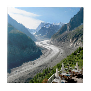 Mer de Glace - Chamonix France Ceramic Tile