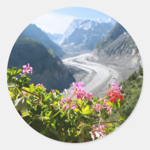 Mer de Glace - Chamonix France Classic Round Sticker