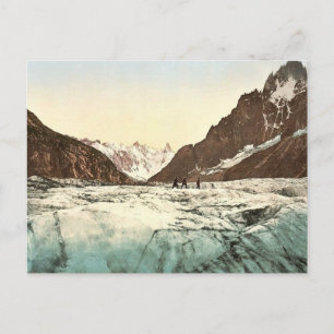 Mer de Glace, Mont Blanc, Chamonix Valley, France Postcard
