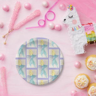 Mer-mazing Mermaid Paper Plate