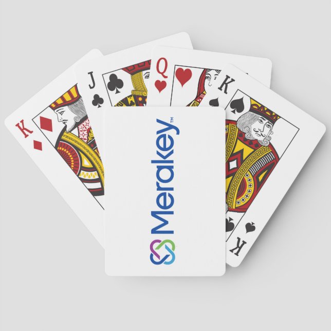 Merakey Logo Standard Playing Cards (Back)