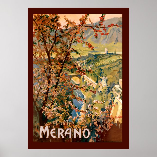 Merano City, Italy Poster (Front)