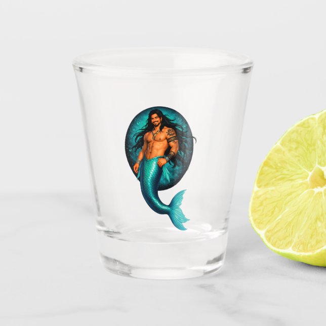 Merbear Lagoon - Cheydan Tidemarsh Shot Glass (Front)