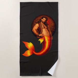 Merbear Lagoon - Mateo del Mar Beach Towel