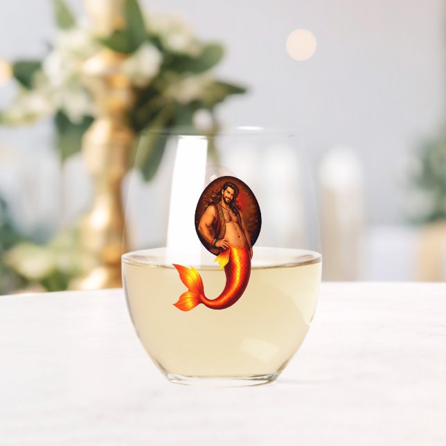 Merbear Lagoon - Mateo del Mar Stemless Wine Glass (Insitu (Wedding))