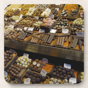Mercat de Sant Josep, assorted chocolate candy Coaster