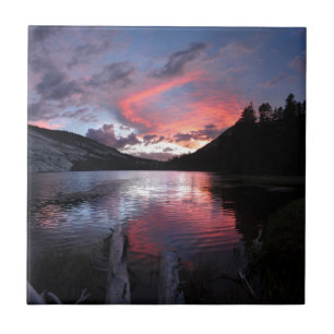 Merced lake Sunset - Yosemite - California Tile