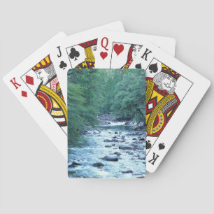 Merced River by Happy Isles, Yosemite, CA Playing Cards