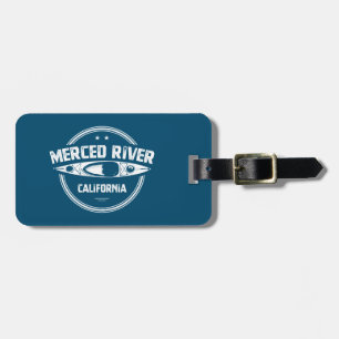 Merced River California Kayaking Luggage Tag