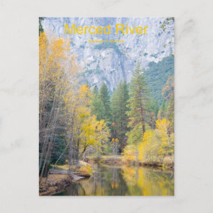 Merced River November Yosemite California Products Postcard