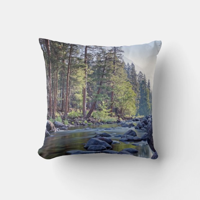 Merced River | Yosemite National Park at Sunrise Cushion (Front)