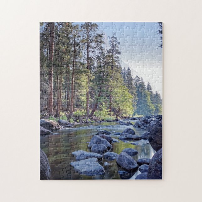 Merced River | Yosemite National Park at Sunrise Jigsaw Puzzle (Vertical)