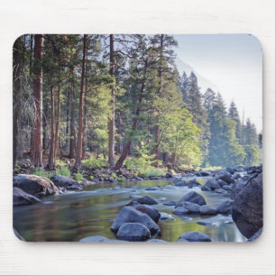 Merced River Yosemite National Park at Sunrise Mouse Pad