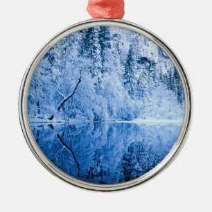Merced River Yosemite National Park, CA Metal Tree Decoration