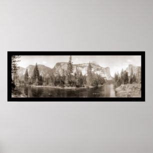 Merced River Yosemite Photo 1915 Poster