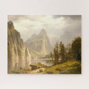 Merced River-Yosemite Valley, Albert Bierstadt   Jigsaw Puzzle