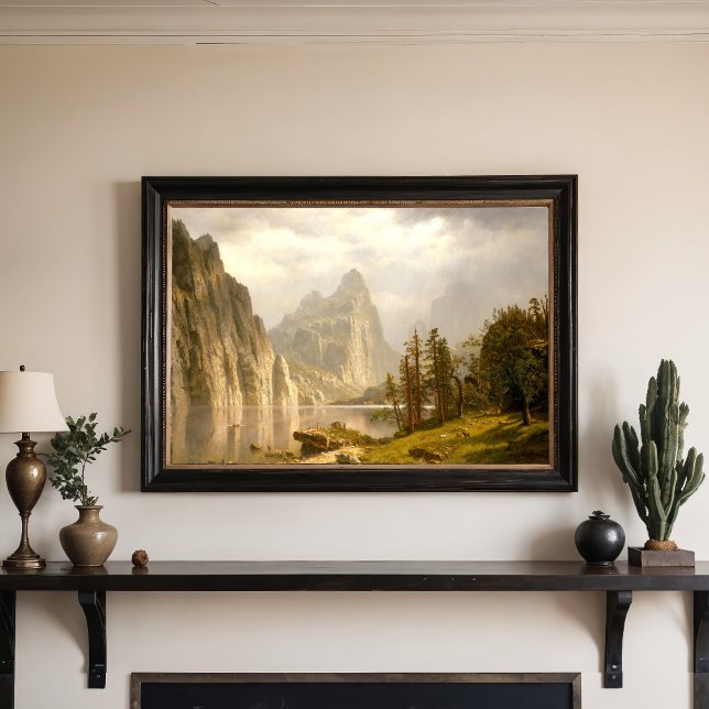 Merced River-Yosemite Valley, Albert Bierstadt  Poster (Creator Uploaded)