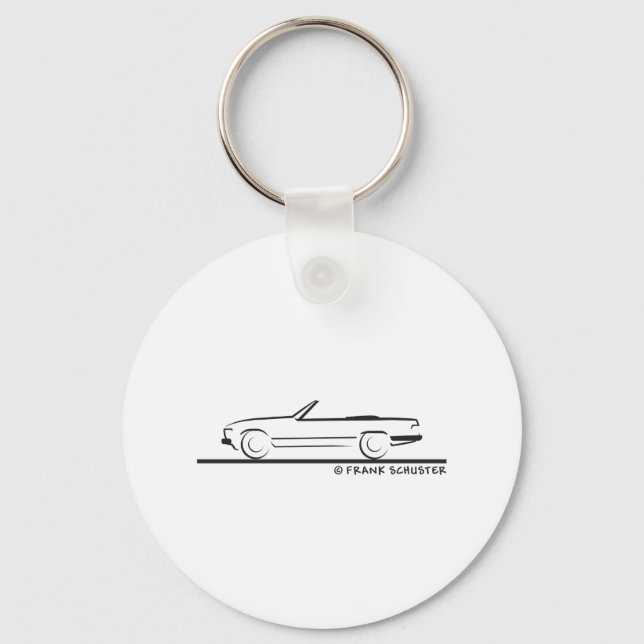Mercedes 450 SL Type 107 Key Ring (Front)