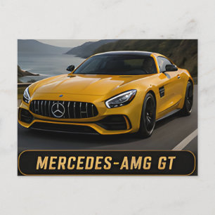 Mercedes-AMG GT Modern German Performance Car Postcard